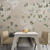 GDSE3521 Animal Atlas Wallpaper Mural Premium Peel and Stick Material 26in Wide x 9 ft. Brown
