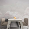 GDSE3551 Calming Clouds Wallpaper Mural Premium Peel and Stick Material 26in Wide x 9 ft. Pink