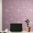 GP6060 Flower Paisley Premium Peel and Stick Wallpaper Panel 26 Wide x 6 Ft High in Dusty Pink