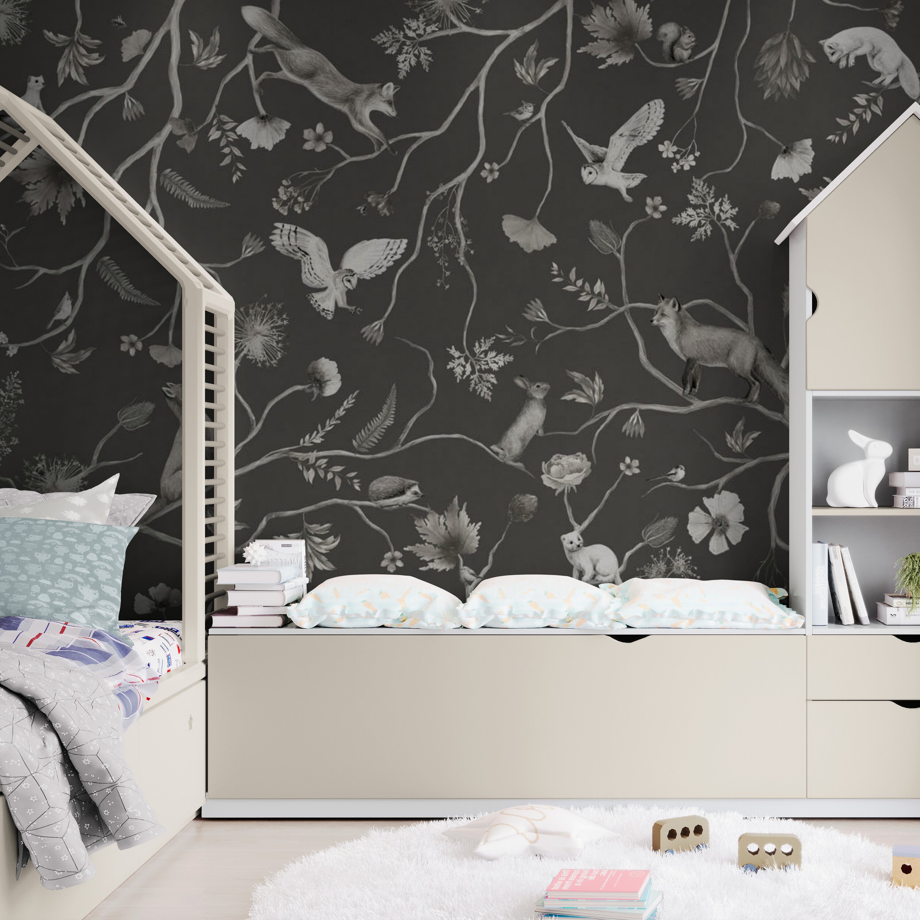 GDSE3143 Playful Forest Black