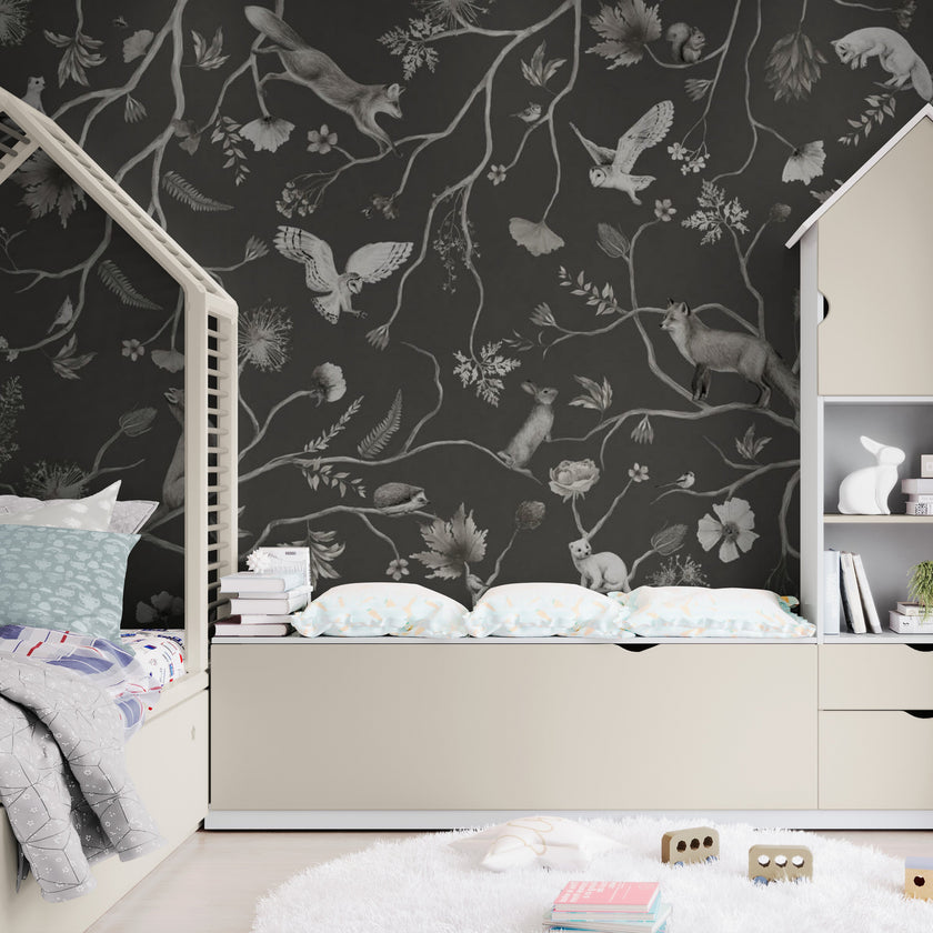 GDSE3143 Playful Forest Black