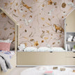 GDSE3147 Playful Forest Wallpaper Premium Peel and Stick Material 26in Wide x 6ft, 9 ft, 12ft, Pink