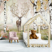 GDSE3000 Amazing Antlers Autumn Wallpaper Mural, Premium Peel and Stick Material 26in Wide x 9 ft. Multi-colored