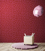 GP1007 Sweet Heart Hand Painted Hearts Premium Peel and Stick Wallpaper Panel 6 Ft High x 26 Wide in Red