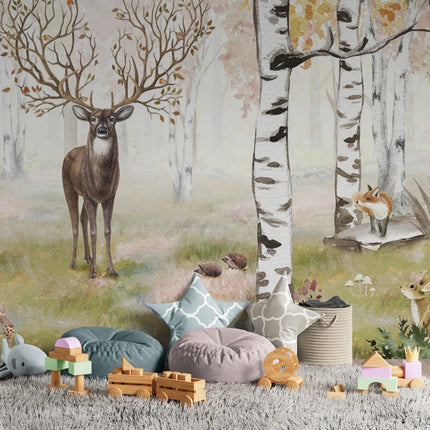Amazing Antlers Wallpaper Mural