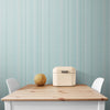 GP6006  Barcode Stripe Wallpaper Panels in Soft Teal