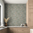 GDSE3273 Fantastic Forest Wallpaper Premium Peel and Stick Material 26in Wide x 9 ft. Vintage Green