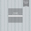 GP6010 Dot and Drift Stripe Premium Peel and Stick Wallpaper Panel 26 Wide x 6 Ft High in Muted Blue