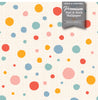 GW0010 Quirky Polka Dots Wallpaper Roll 20.5 inch Wide x 18 ft. Long in Red Yellow Blue