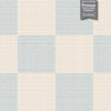 GW0201 Check Faux Grasscloth Plain weave Texture Wallpaper Roll 19 inch Wide x 18 ft. Long in White Tan