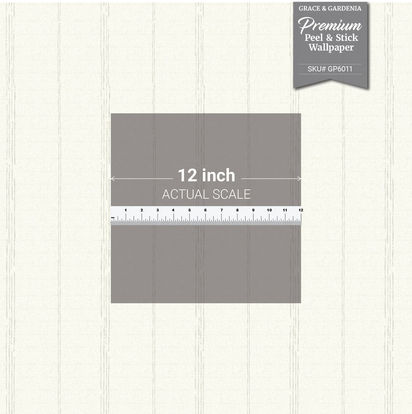 GP6010 Dot and Drift Stripe Premium Peel and Stick Wallpaper Panel 26 Wide x 6 Ft High in Muted Blue