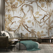GDSE3162 Playful Monkey Wallpaper Premium Peel and Stick Material 26in Wide x 6ft, 9 ft, 12ft, White