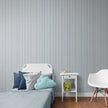 GP6010 Dot and Drift Stripe Premium Peel and Stick Wallpaper Panel 26 Wide x 6 Ft High in Muted Blue