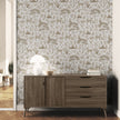 GDSE3271 Fantastic Forest Wallpaper Premium Peel and Stick Material 26in Wide x 9 ft. Vintage Pink Brown