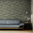 GDSE3273 Fantastic Forest Wallpaper Premium Peel and Stick Material 26in Wide x 9 ft. Vintage Green