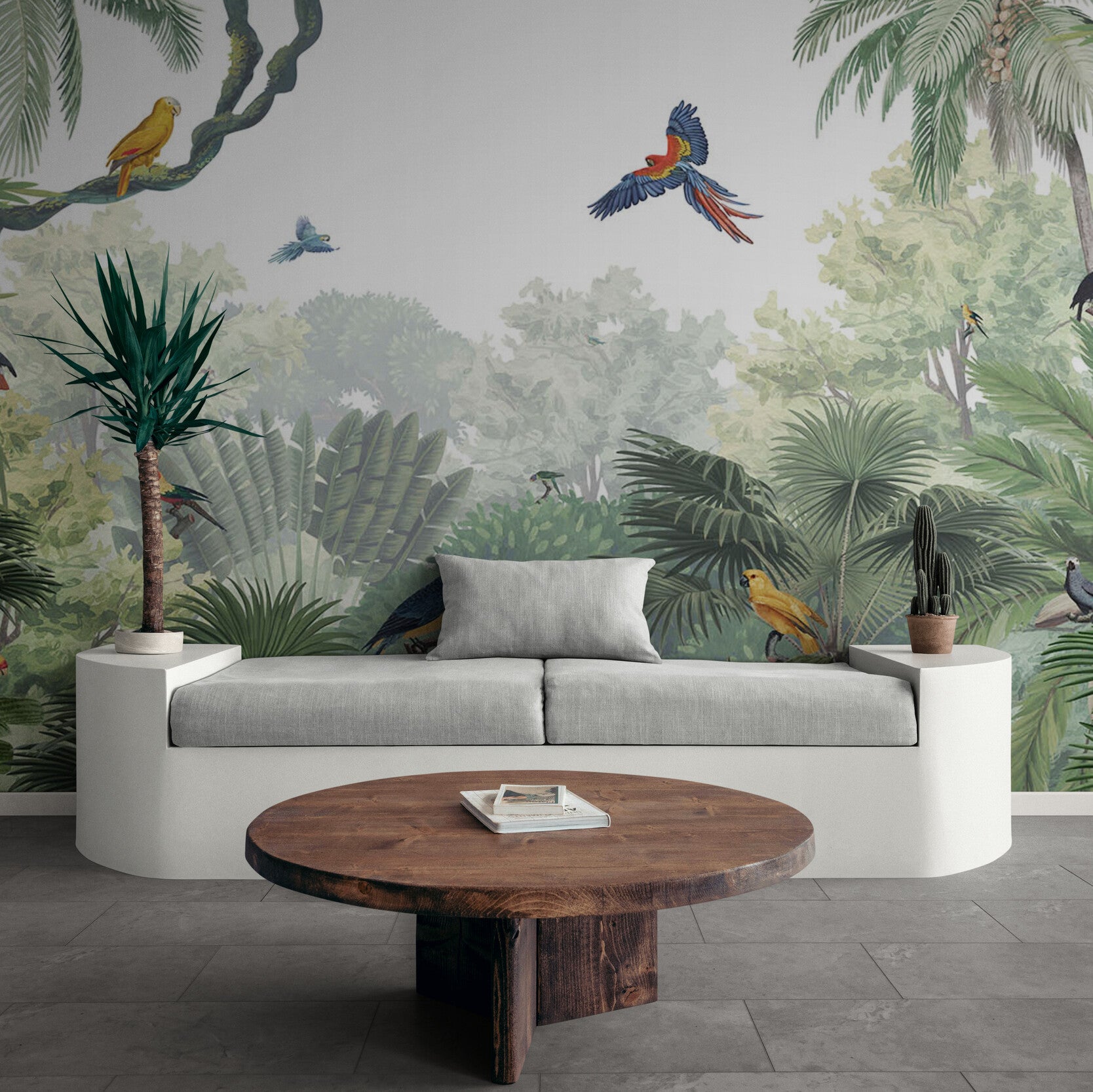 GDSE3031 Canopy Jungle Wallpaper Mural, Premium Peel and Stick Material 26in Wide x 9 ft. Multi-colored