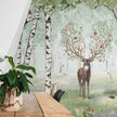 GDSE3001 Amazing Antlers Summer Wallpaper Mural, Premium Peel and Stick Material 26in Wide x 9 ft. Multi-colored