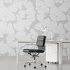 GE5050 Gingko Endless Murals Gray White