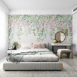 GE5120 Lush Wisteria Endless Mural (3) 26in wide panels x 108in Height Pink Green