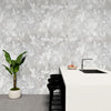 GP5060 Urban Daisy Wallpaper Panels in Off-White and Stone Gray