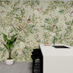 GDSE3171 Playful Robin Wallpaper Premium Peel and Stick Material 26in Wide x 6ft, 9 ft, 12ft, Green