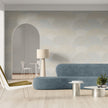 GE0001 Radial Escape Grace & Gardenia Endless Mural Beige