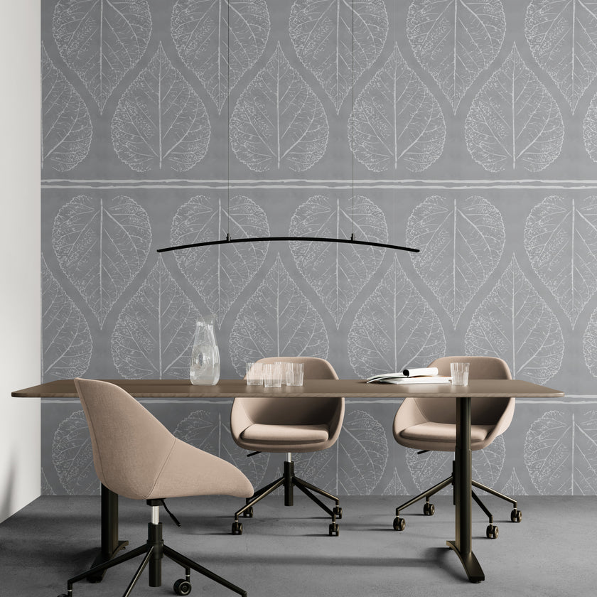 GDP5001 Accelerated Growth Premium Peel and Stick Wallpaper Panel 26 Wide in Multiple Sizes Soft Gray