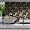 GDM0022 Marina Makaron Designs Paisley in Teal Wallpaper Panel 26 inch Wide x 6ft, 9ft, and 12ft Long