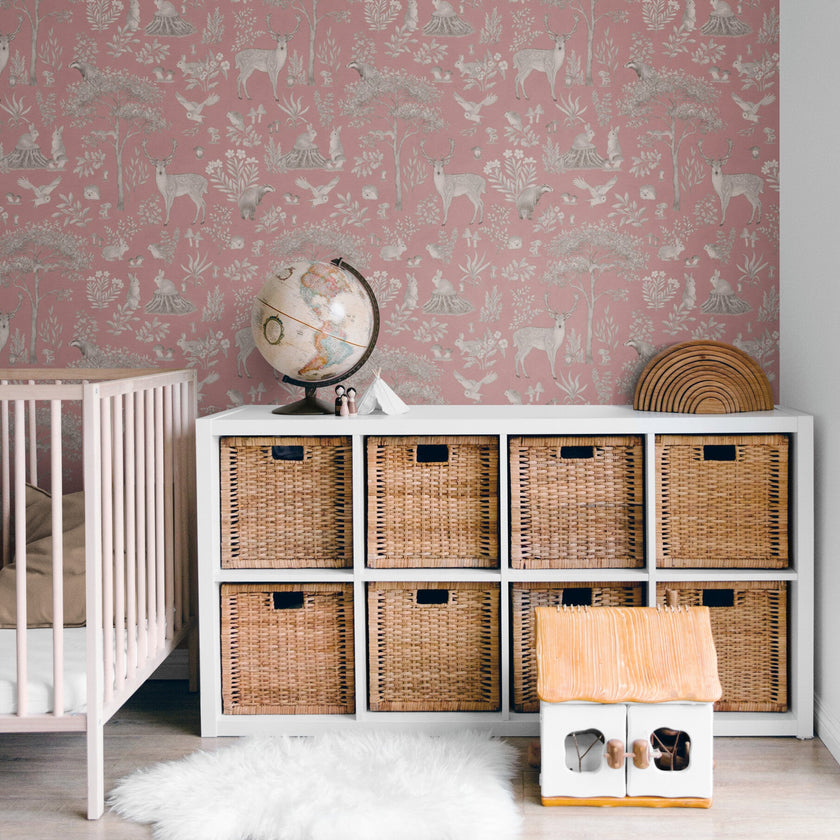 GDSE3271 Fantastic Forest Vintage Pink Brown