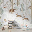 GDSE3630 Frisky Forest Wallpaper Mural Premium Peel and Stick Material 26in Wide x 9 ft. Blue
