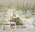 GDSE3751 Starry Pond Wallpaper Mural Premium Peel and Stick Material 26in Wide x 9 ft. Green