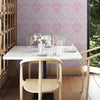 GW0172 Pink Stone Paisley Wallpaper Panel