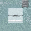 GE0003 Radial Escape Grace & Gardenia Endless Mural Teal