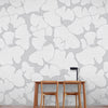 GE5050 Gingko Endless Murals Gray White