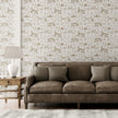 GDSE3270 Fantastic Forest Wallpaper Premium Peel and Stick Material 26in Wide x 9 ft. Vintage White Brown