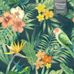 GP5070 Costa Tropical Premium Peel and Stick Wallpaper Panel 6 Ft High x 26 Wide in Green