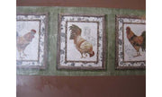 Waverly 5506053 Framed Rooster in Weathered Wood Wallpaper Border , Brown