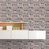 Grace & Gardenia GW2001W Antique Red Brick Peel and Stick Wallpaper