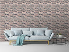 Grace & Gardenia GW2001W Antique Red Brick Peel and Stick Wallpaper