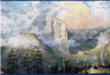 Imperial 30884020 Thomas Kinkade Yosemite Valley Wallpaper Border,  Blue