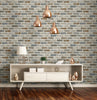 SV5450 Tan Brick Wallpaper Peel & Stick Tan / Gray / Light Brown