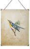 Paris Blue Bird Print 17.75