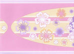 Norwall GU79216 Hawaiian Surf Board Wallpaper Border, Purple, Pink