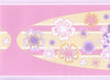 Norwall GU79216 Hawaiian Surf Board Wallpaper Border, Purple, Pink