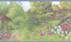 Wallpaper For Less SA105584B Backyard Nature Wallpaper Border, Blue