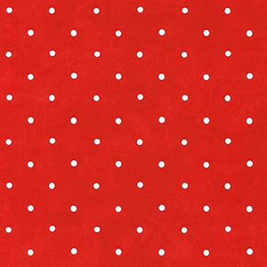 Norwall KK26707 Polka Dots Wallpaper, Red