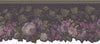 Wallpaper For Less 62740DC Floral Wallpaper Border, Olive Black