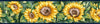 Imperial Navy Blue Sunflower Wallpaper Border