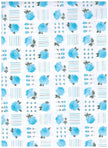 Interior Place 224 Roses Contact Paper, Blue