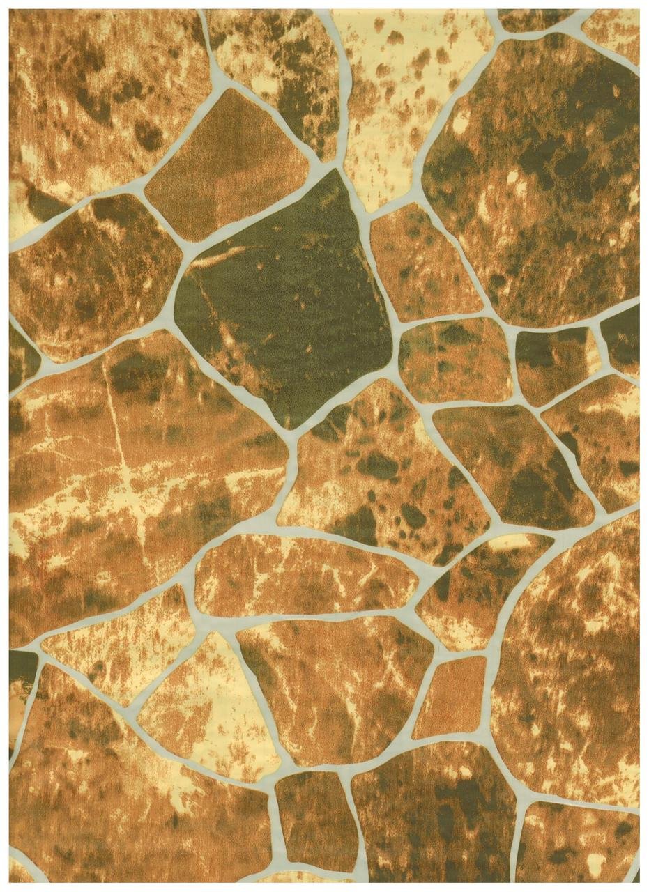 Interior Place 254 Flagstone Contact Paper, Orange